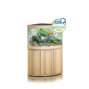 Juwel Komplett Eck-Aquarium Trigon 190 LED mit Unterschrank SBX helles holz