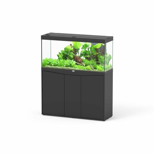 Aquatlantis Aquariumkombination Splendid 240l - 120x40 cm Piano Schwarz