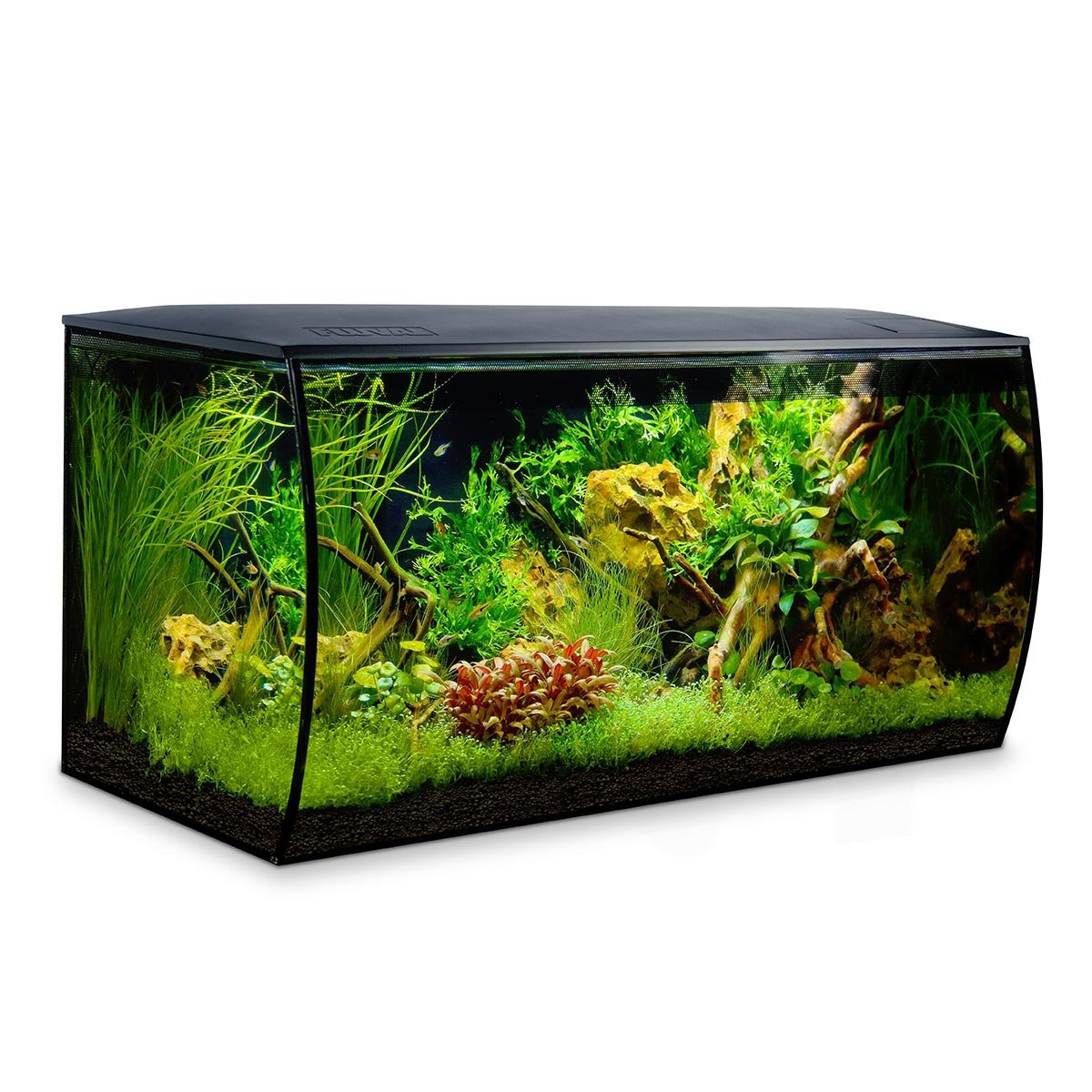 Fluval Meerwasseraquarium FLEX MARINE 123 Liter schwarz