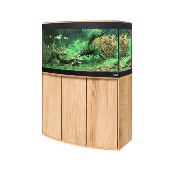 Fluval Komplettaquarium mit Unterschrank Vicenza 180 Kernbuche