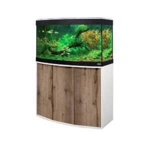 Fluval Komplettaquarium mit Unterschrank Vicenza 180 weiß/Eiche