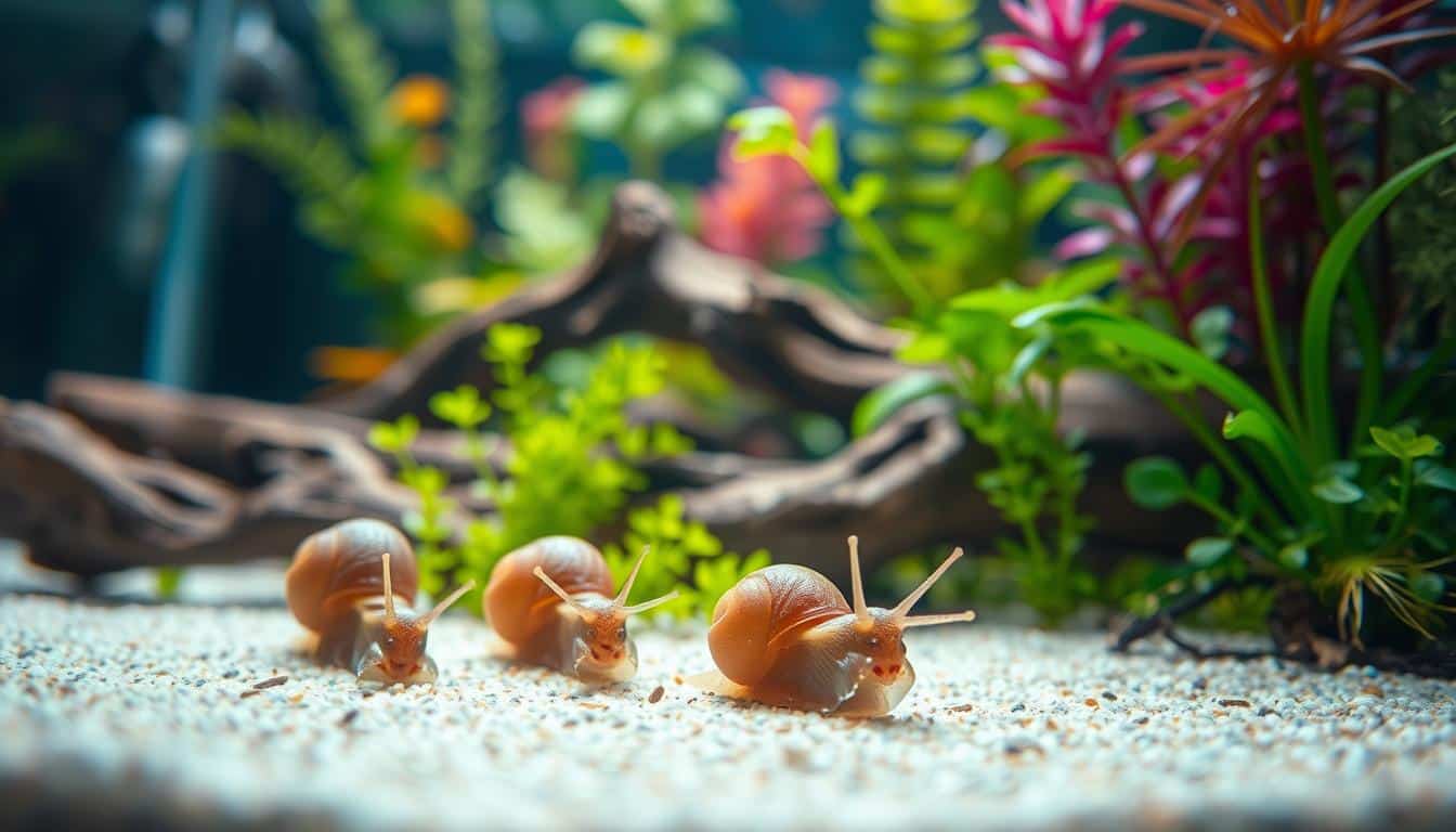 kleine schnecken im aquarium woher