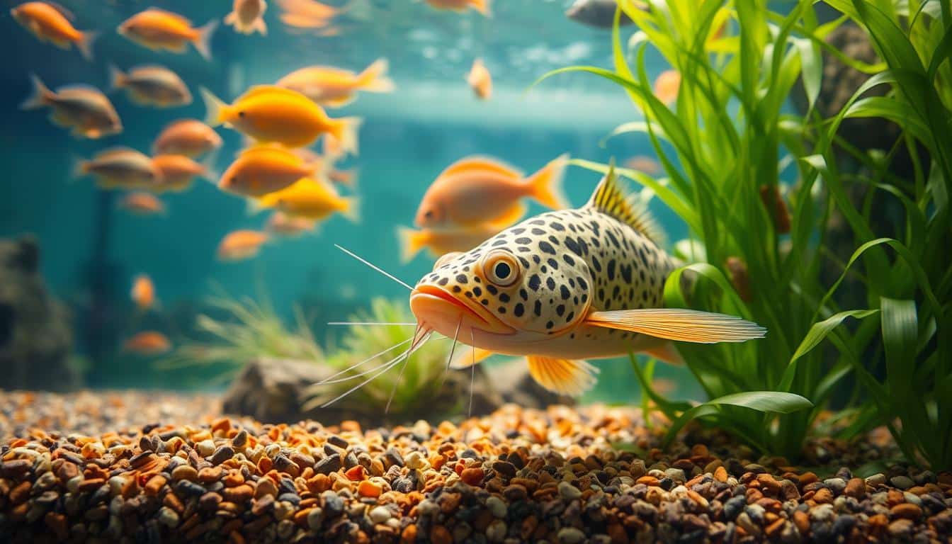 was fressen welse im aquarium